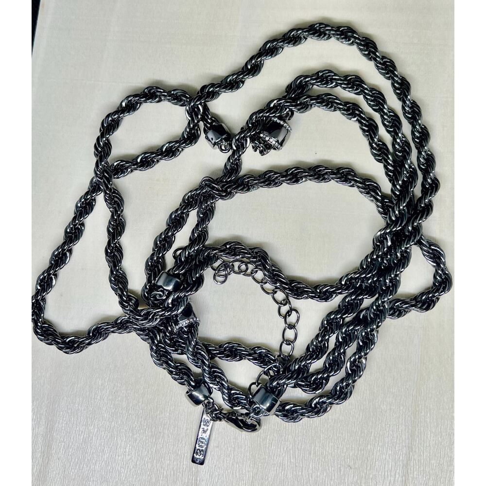 White House black market necklace, long sweater necklace, WHBM